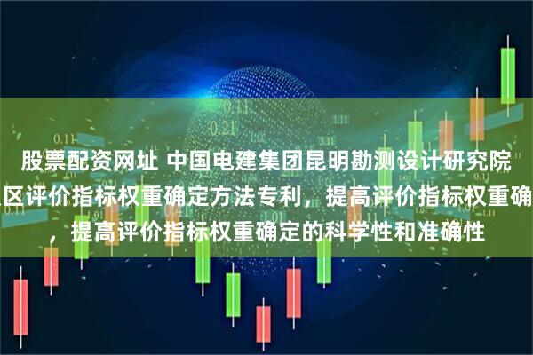 股票配资网址 中国电建集团昆明勘测设计研究院申请康养型旅游度假区评价指标权重确定方法专利，提高评价指标权重确定的科学性和准确性